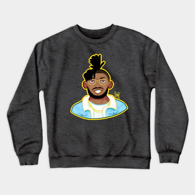 N'Jadaka, Killmonger Crewneck Sweatshirt by 8bitmonkey